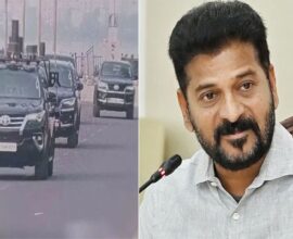 revanth reddy car tyre blast