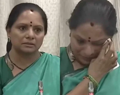 kavitha crying