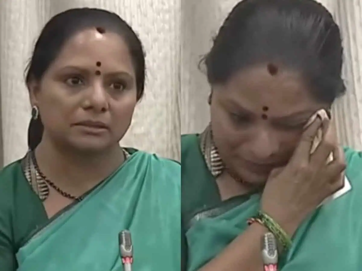kavitha crying